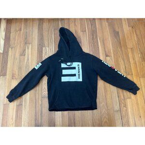 Eminem Hoodie Men's Black Recovery Faded Hip Hop Size XS
